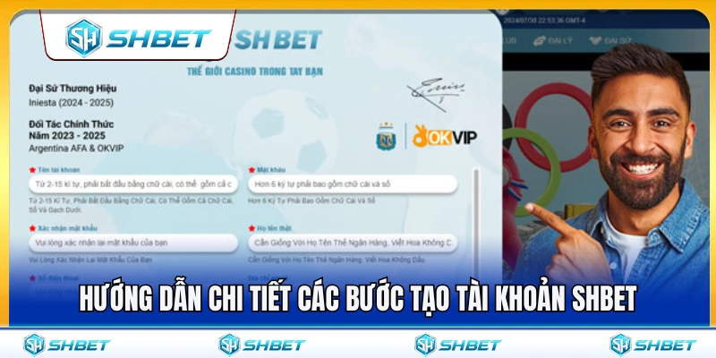 Cẩm nang đăng ký tài khoản SHBET từ A-Z 