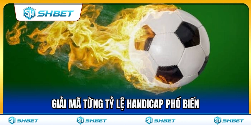Kèo Châu Á SHBET – Cách Đọc Handicap Không Bị Nhầm Cửa 3 Giải thích chi tiết các tỷ lệ handicap phổ biến