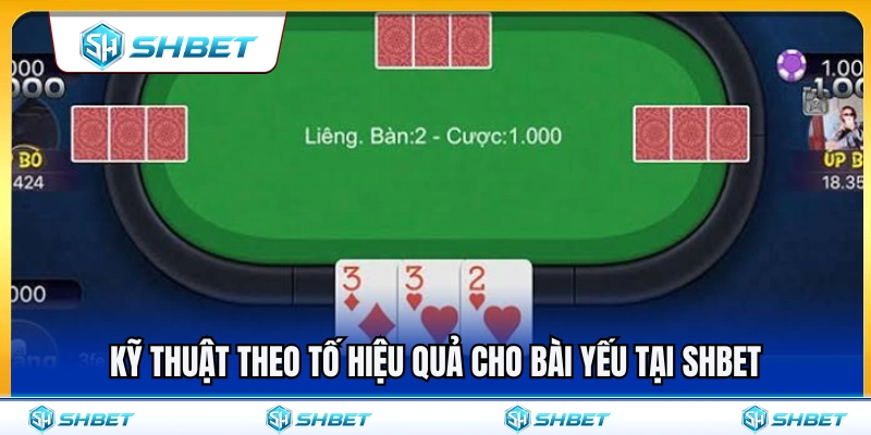 Liêng SHBET – Cách Theo Tố Và Giữ Tâm Lý Khi Bài Không Mạnh 3 Mẹo theo tố khéo léo khi cầm bài yếu tại SHBET